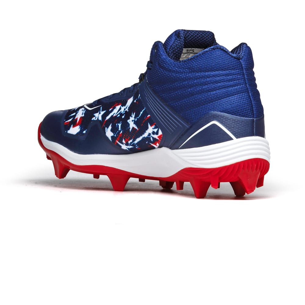 Boombah Viper USA Shooting Stars Molded Cleat Mid